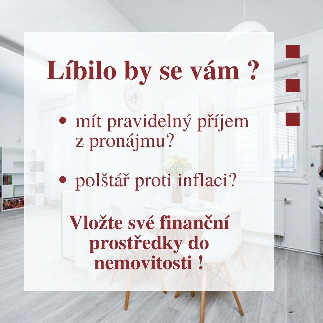 Líbil by se vám pravidelný příjem z pronájmu?